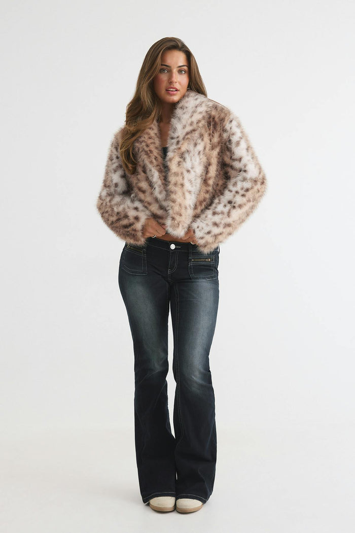 14+ faux fur jakki