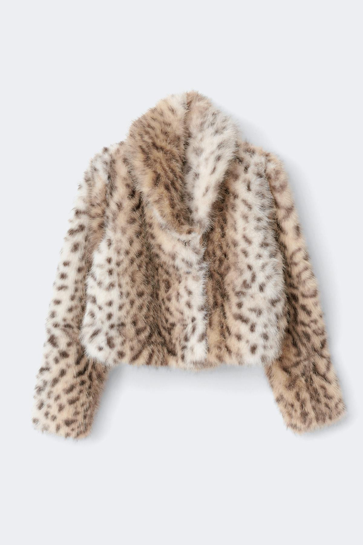 14+ faux fur jakki