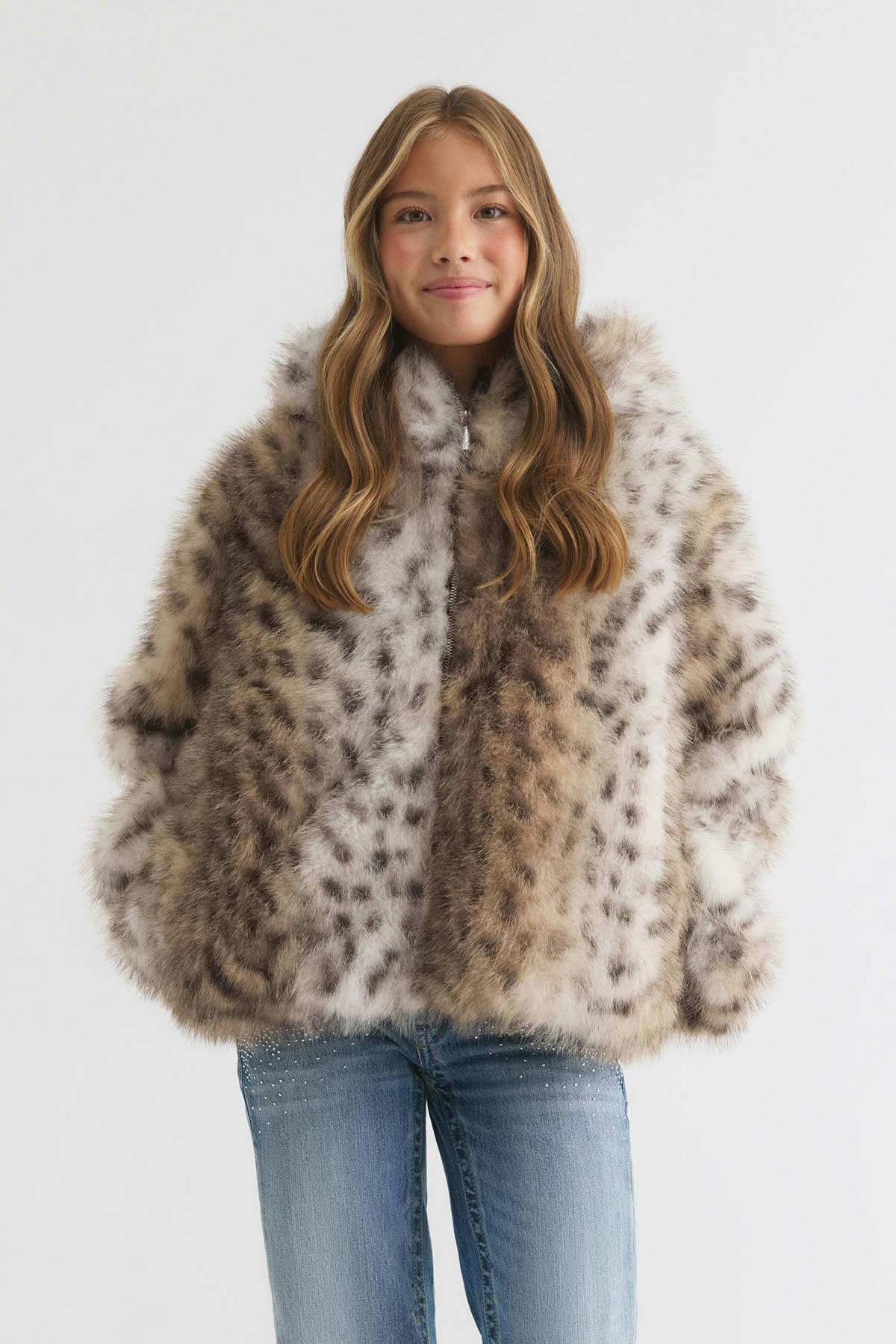 Y faux fur jakki