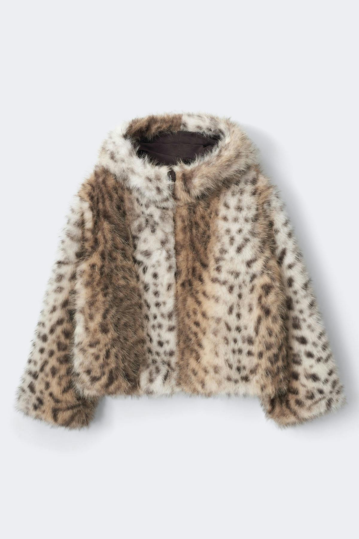 Y faux fur jakki