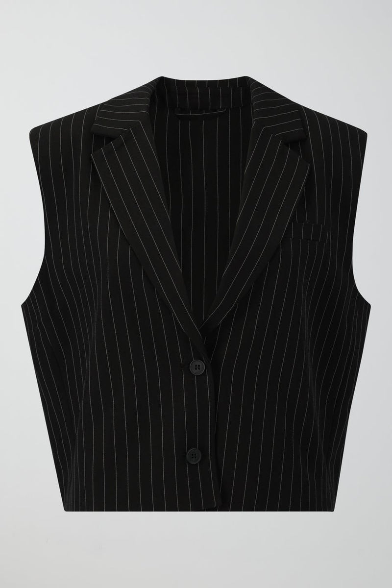 Loose pinstripe vesti